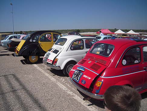 Fiat - Panoramica vetture al Raduno Giannini