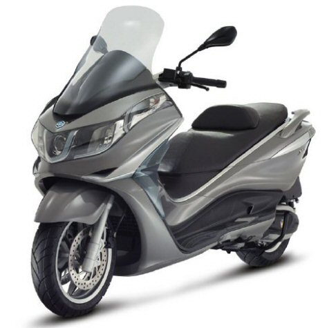 Piaggio - Le qualit del nuovo Piaggio X10 parlano chiaro e si affidano a linee moderne, sinuose e avvolgenti, studiate in galleria del vento, e ad una dotazione ricchissima. 