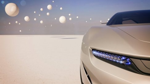 Pininfarina - Pininfarina Cambiano Concept dettaglio faro anteriore