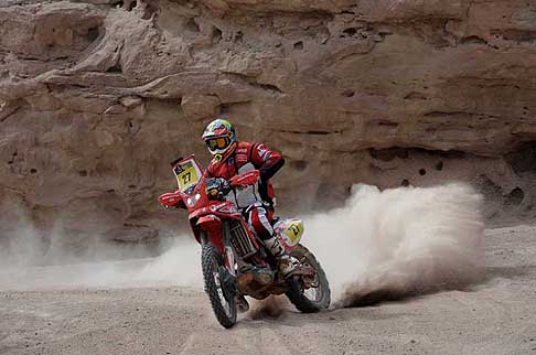 Honda - Biker Pizzolito Javier Argentino su moto Honda CRF 450X