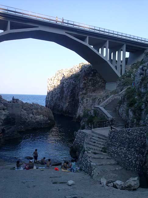 Litorale Adriatico Salento - Ponte Ciolo alto oltre 40 metri