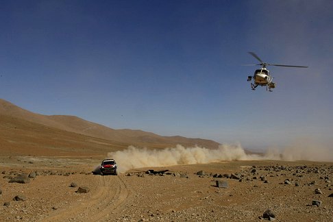 Rally Raid - Rally Dakar 2012 immagine del 9 Stage - sul tracciato roccioso Antofagasta - Iquique