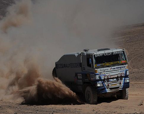 Ginaf - Dakar 2011 veicolo Ginaf X 2223 guidato da EdWin Van Ginkel categoria camion