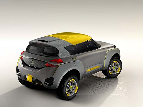 Renault - I toni evocano lassociazione con lIndia: il grigio rappresenta la terra, mentre il giallo e il dorato simboleggiano i fiori e le spezie.