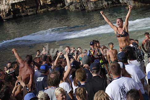 Red Bull Cliff Diving World Series 2017 - Secono posto per la Brasigliana Jaki Valent al Red Bull Cliff Diving 2017 a Polignano a Mare - Italia