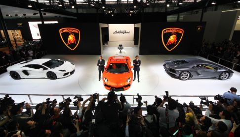 Lamborghini - Nuovo stand espositvo Lamborghini al salone dell'automobile di Shanghai