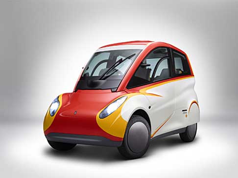 Shell - Ultracompatta, agile, ma soprattutto ecologica, la concept car assicura consumi molto contenuti. 