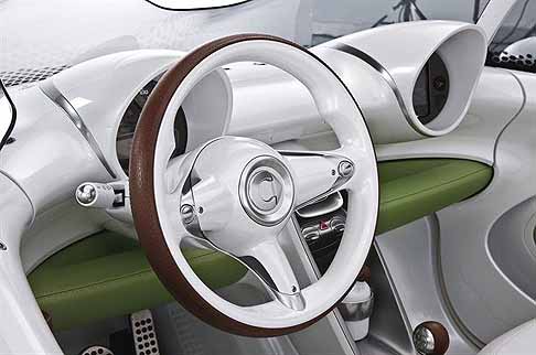 Smart - Volante in pelle della Smart Forspeed e interni vettura