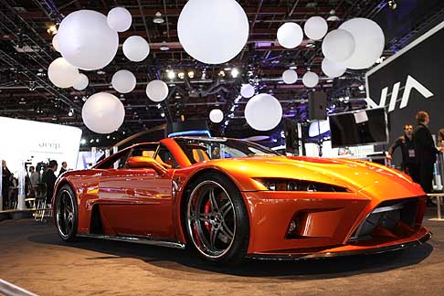 Falcon - Supercar Falcon F7 al salone di Detroit 2012