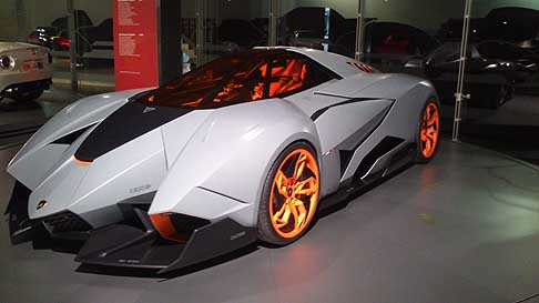 Auto Storica - Supercar Lamborghini Egoista auto storica esposta al Museo dellautomobile di Torino