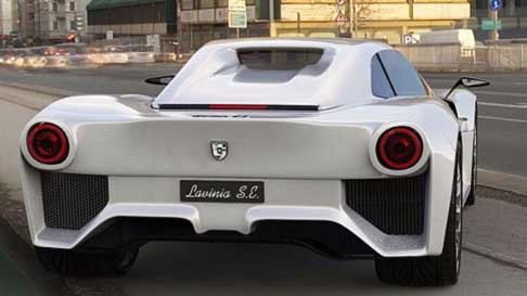 Tecnicar Laviania SE - Supercar Lavinia S.E. il giovane designer si  ispirato alla moglie Lavinia da cui il nome della vettura