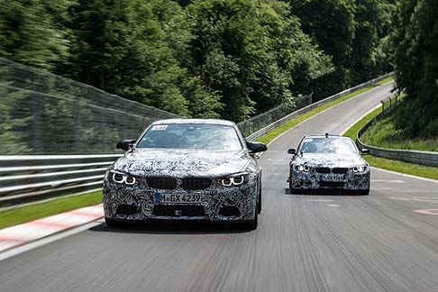 BMW - Sviluppo in pista per le vetture bavaresi BMW M3 berlina e M4 coup, che in vista del lancio commerciale nel 2014 affina il propulsore sul circuito del Nurburgring-Nordschleife, con la collaborazione dei piloti Bruno Spengler e Timo Glock. 