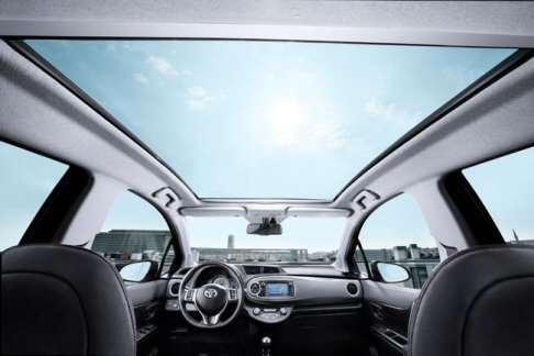 Toyota - Toyota Yaris vista panoramica interni