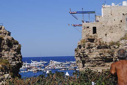 Cliff Diving a Polignano - Tuffo trampolino femminile a Polignano a Mare per il Red Bull Cliff Diving World Series 2015