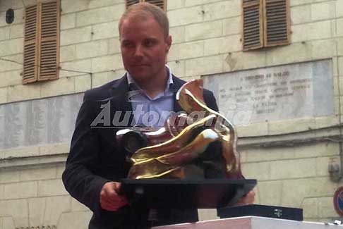 Premiato Valteri Bottas - Valtteri Bottas premiato a Brisighella con il Trofeo Bandini 2018