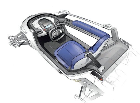 Volkswagen - Volkswagen Nils bozzetto abitacolo