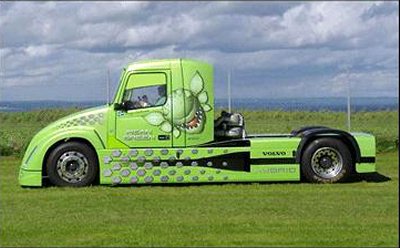 Volvo - Volvo Mean Green pi� veloce camion ibrido che sia mai stato prodotto tenter� di raggiungere, e superarare, i 260 km/h