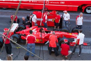 La Ferrari di Formula Uno alla Fiera di Bisano