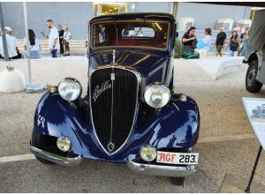 Auto d�epoca Fiat 508 Balilla della Guardia di Finanza in mostra a Bari