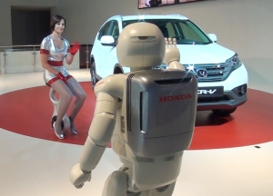 A Mosca protagonista la robotica Honda