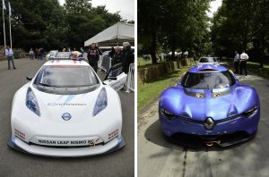 Nissan Nismo e Renault Alpine al Goodwood Festival of Speed