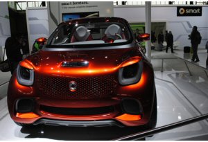 Lo stand Smart al Motor Show di Bologna 