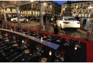 Una cena in rosso per Alfa Romeo