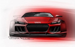 Audi Quattro Concept, primi bozzetti ufficiali