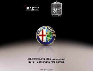Primi festeggiamenti per il centenario dell’Alfa Romeo