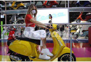 Eicma 2021: il brio di Piaggio tra gli stand