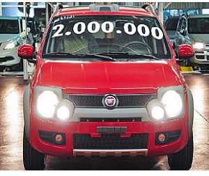 Fiat Panda da record: 2 milioni di auto prodotte