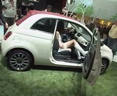 Fiat 500 convertible, city car esclusiva