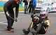 Campionato Superstars, pilota seduto in griglia solo con il volante