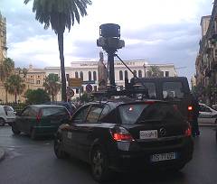 Google Street View: avvistata anche a Palermo la Google car