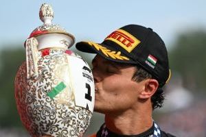 Nel gran premio d�Ungheria � vittoria targata Papaya, trionfo di Norris