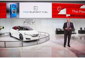 Honda FCV Concept, le immagini di Detroit