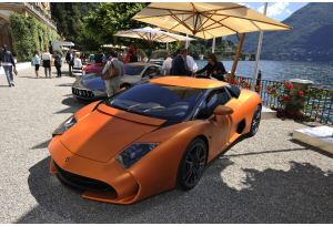 Lamborghini 5-95 Zagato, esclusiva supercar a Villa dEste