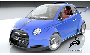 Lazzarini 550 Italia: la Fiat 500 con motore Ferrari