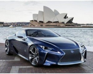 Lexus LF-LC Blue in anteprima allAustralian International Motor Show