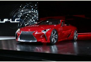 Lexus LF-LC Hybrid Sport Concept Coup in anteprima a Detroit