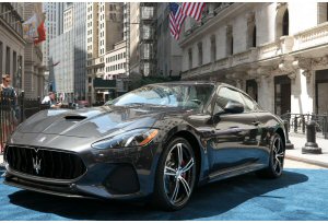 Maserati GranTurismo 2018: il reveal alla Borsa di New York