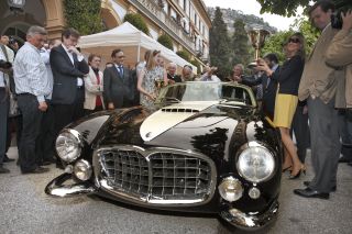 Villa dEste: Primo premio vinto dalla Maserati A6 GCS, 1955