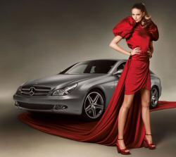 Passerella glamour per la Mercedes CLS Grand Edition