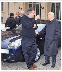 Napolitano in visita al Lingotto