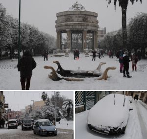 Puglia: neve e gelo per San Silvestro