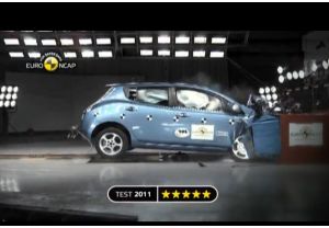 Nissan Leaf conquista le 5 stelle Euro NCAP