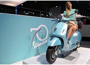 Piaggio, grande presenza a Eicma