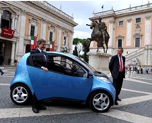 Lelettrica Nido EV Pininfarina debutta a Roma