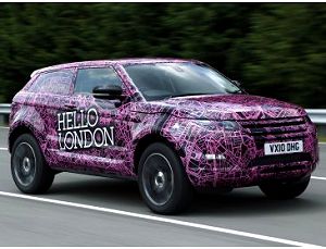 Per la Concept Range Rover Evoque arrivano i test su strada
