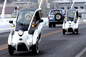 Toyota i-Road, primi test su strada